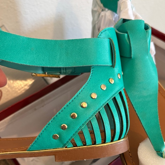 Breckelles Turquoise Sandals - Picture 3 of 3